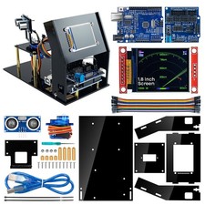 LAFVIN Simulation Ultrasonic Radar Sensor Module DIY Kit 180-Degree Scanning...