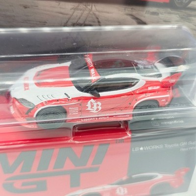Mini GT Toyota GR Supra LB-Works - 1:64, Red/White (2026 Limited