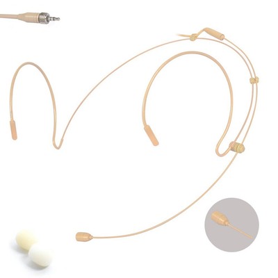 Hochwertiges Mikrofon Kabellos Beige 100-20KHZ Aufsatz Ausrüstung Headset