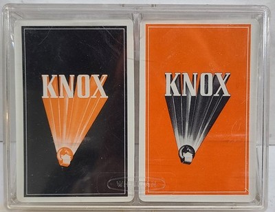 PLAYING CARDS, KNOX TRUCKING, BRIDGE SIZE, 2 DECKS, NEW, USPCC, VINTAGE
