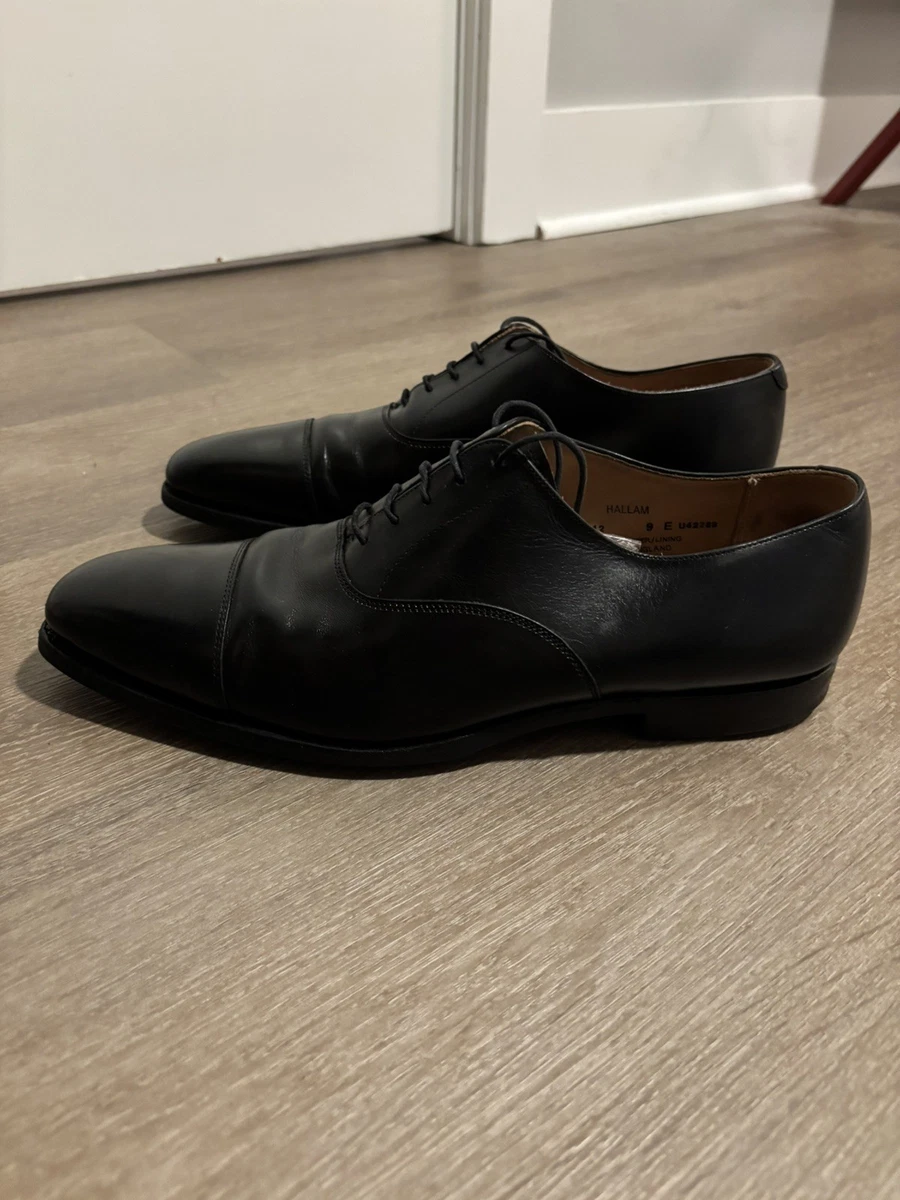 Saint Laurent Leather Upper Black Dress Shoes for Men for  display picture 1