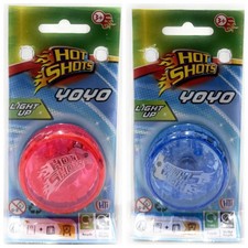 Light Up YoYo Trick Assorted Colour Yo-Yos Speed Mechanism - Pack Of 2
