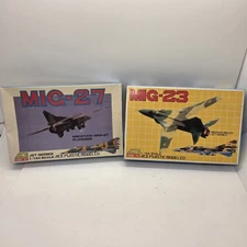 Lot Of 2 New Ace Hobby Kit 1/144 Scale Mig-23, Mig-27