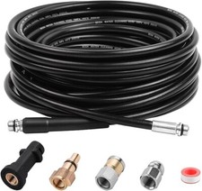 Karcher K2-K7 Drain Pipe Hose Cleaning Kit, 15M, 180 Bar, Jet Nozzles