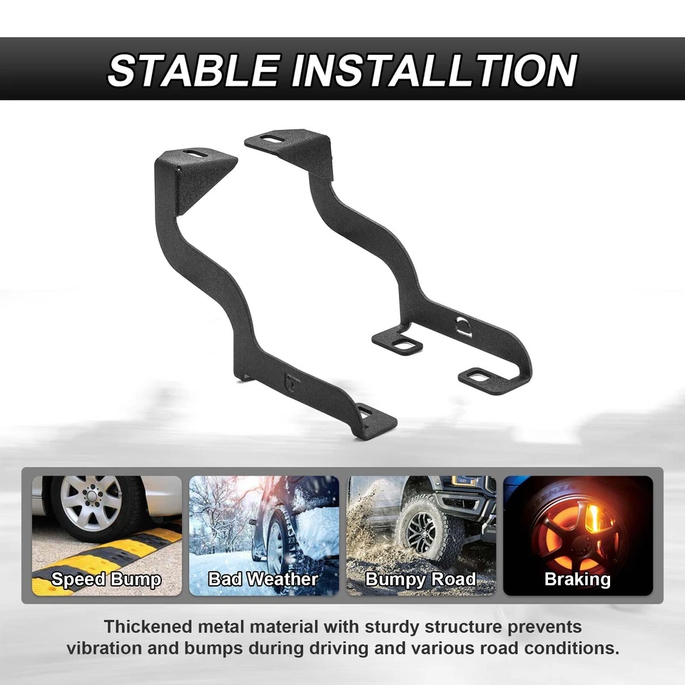 for 99-07 F-250 F350 F450 Super Duty Hood Ditch Light LED Pods Mounting Brackets - Изображение 3 из 4