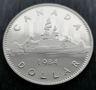 1984 Canada Nickel Dollar — photo from another recent sale