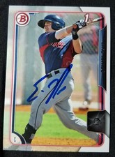 Eric Haase signed 2015 Bowman 1st First Topps pre rookie card RC Brewers auto 