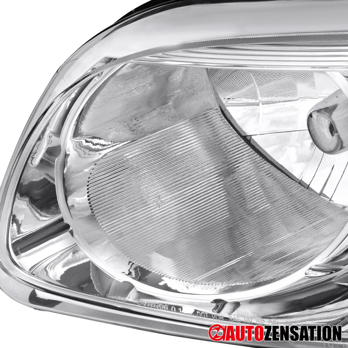Fits 2006-2011 Chevrolet HHR Smoke Headlights Lamps Left+Right Assembly