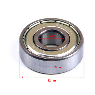 6201Z 12x32x10mm Metal Spare Parts Sealed Deep Groove Row Ball Bearings ATV