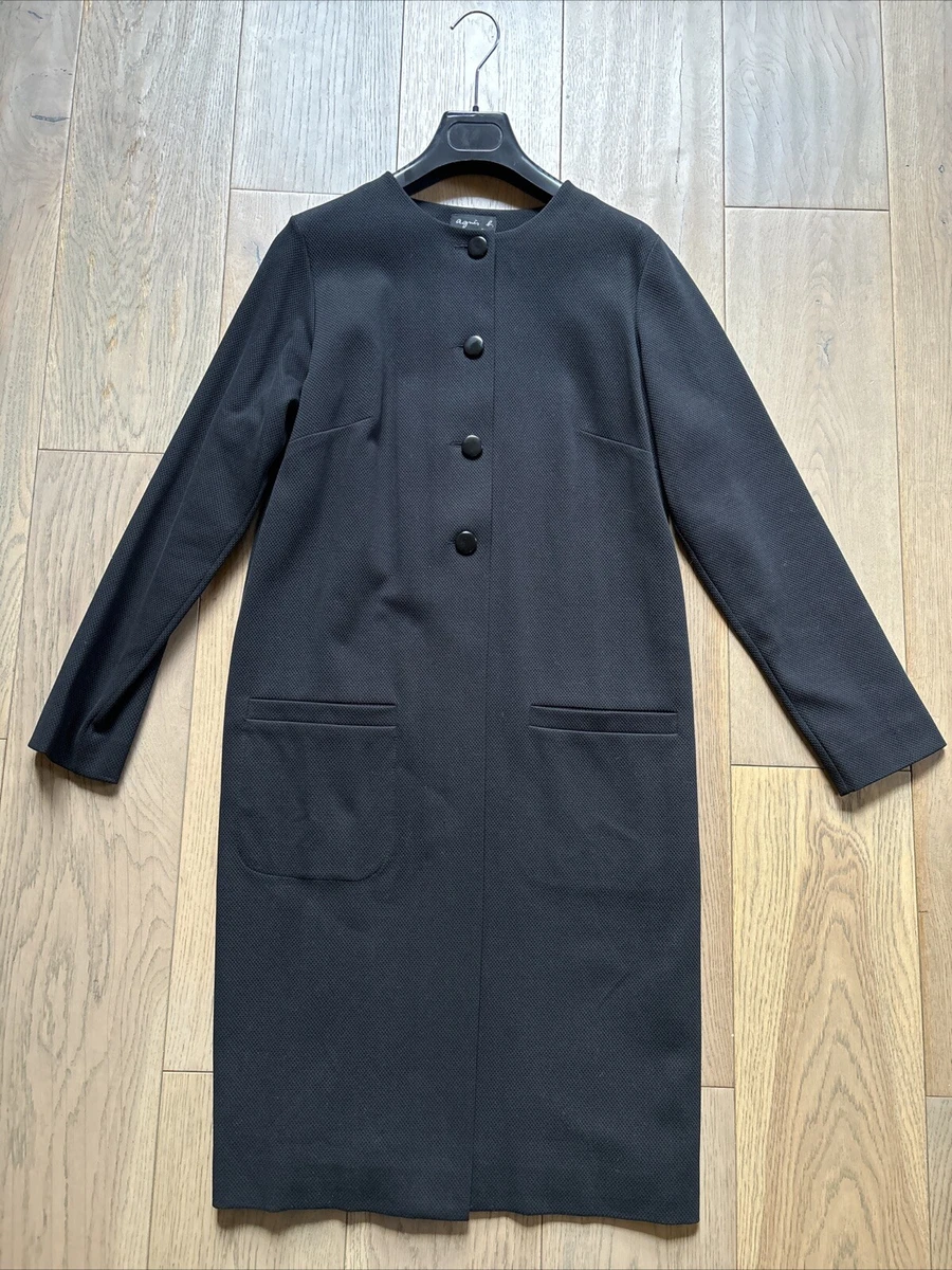 90s agnès b. double zip wool half Coat Agnes B In Women's Coats & Jackets for sale - eBay