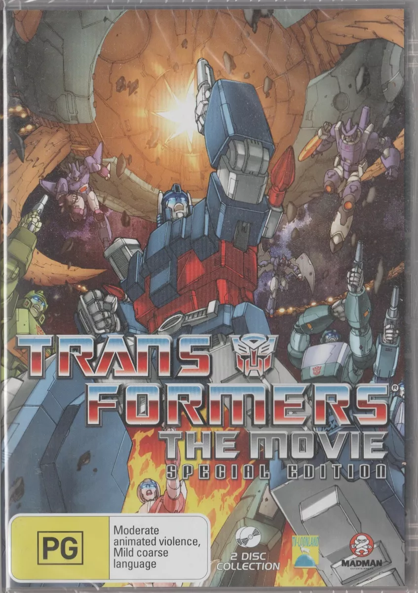 Transformers the Movie DVD 1986 Animated Film Classic 1-Disc