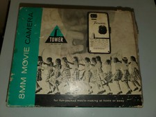 Vintage 8MM Tower Movie Camera Model T92 W/Color Correction Lens