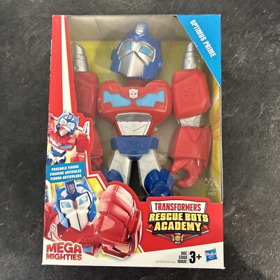 Transformers Rescue Bots Academy Optimus Prime Mega Mighties Action Figure Toy 