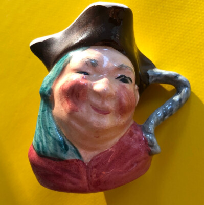 Kelsboro Ware Jolly Roger Vintage Miniatur Keramik Figur Krug