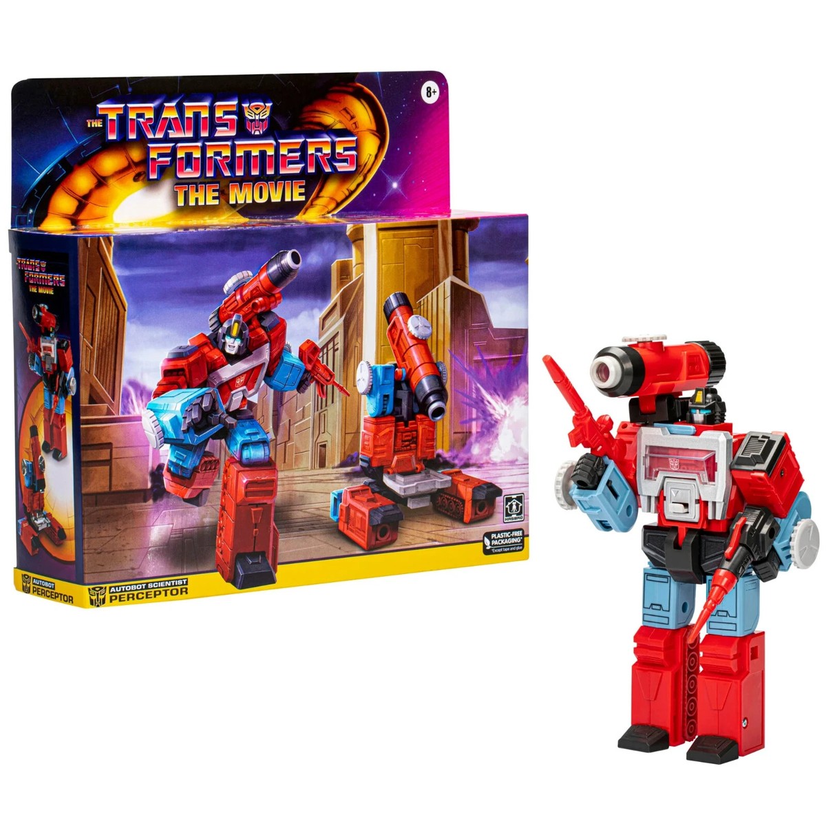 Transformers Retro Transformers The Movie G1 Perceptor Action