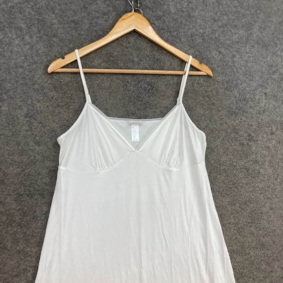 Hanro Nightgown Dress Womens Size S Small UK 14 White Slip Sleeveless 51718 - Image 2 of 4