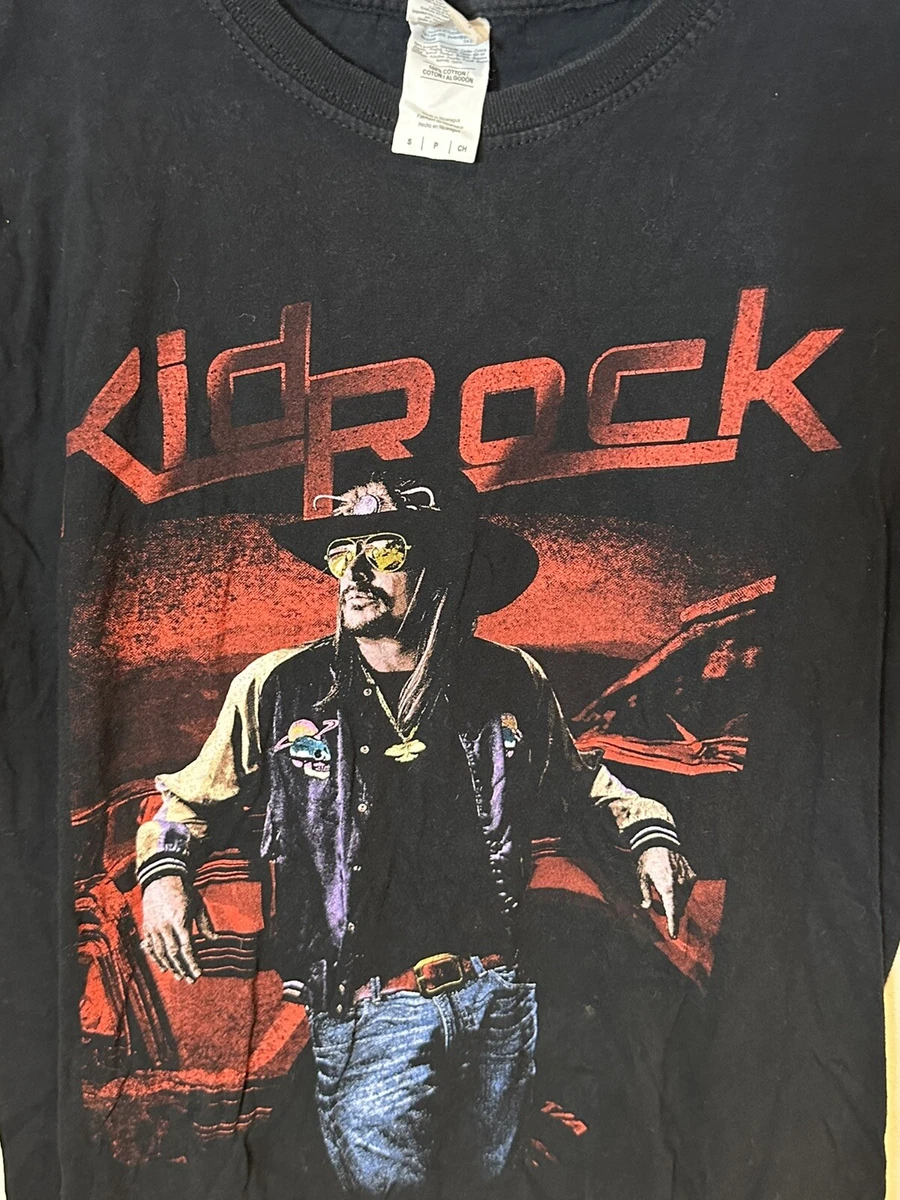 Kid Rock Red Blooded Band Rock Concert Tour T Shirt Redneck Double