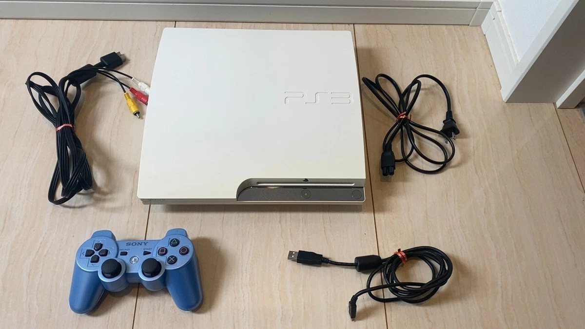 PS3 Classic White CECH 2500B 320GB Console Full Accessories Sony