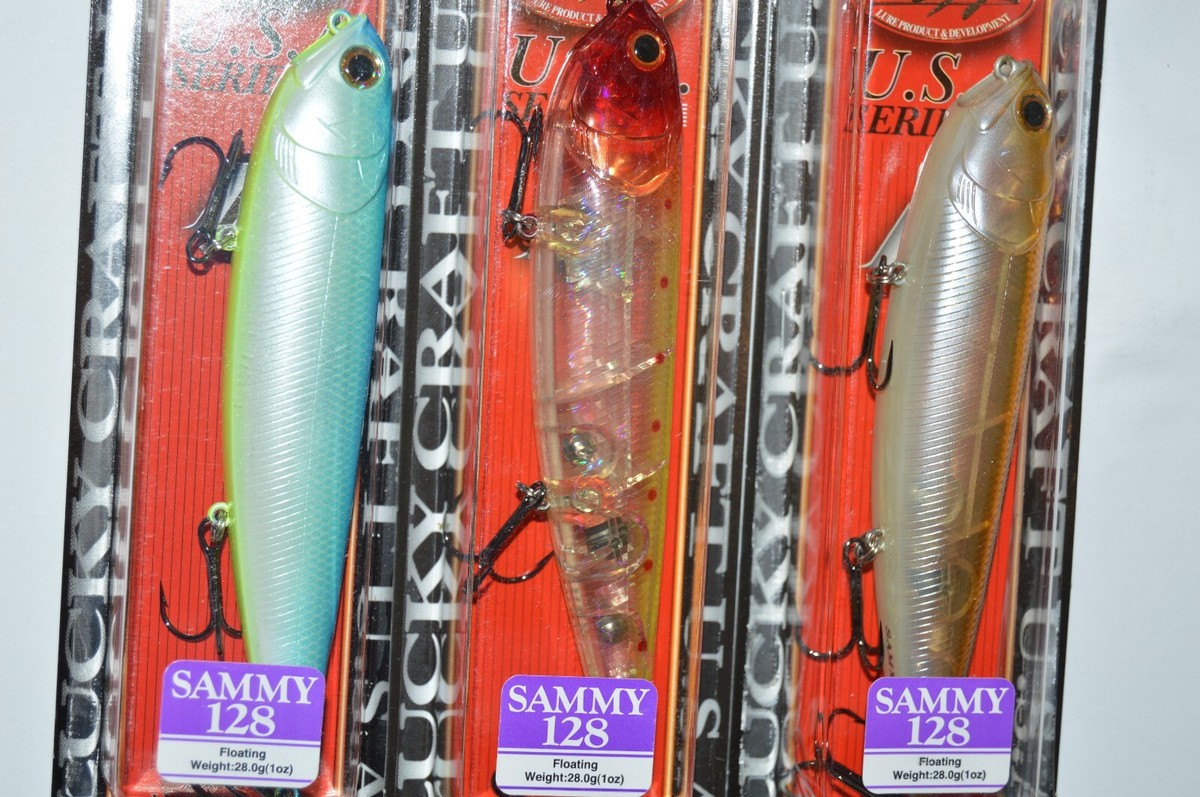 3 lures lucky craft sammy 128 topwater 5 3 lures lucky craft sammy 128 topwater 5
