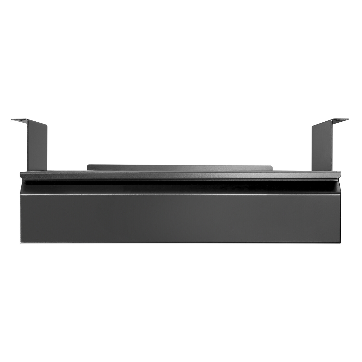 Tiroir sous bureau de rangement ergonomique gris anthracite en acier - 3