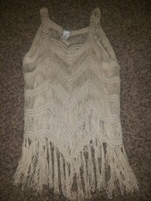 Womans lace tank top size small