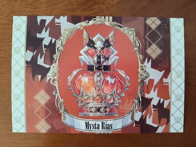 Nijisanji EN Luxiem 1st Anniversary Perk Message Card Mysta Rias