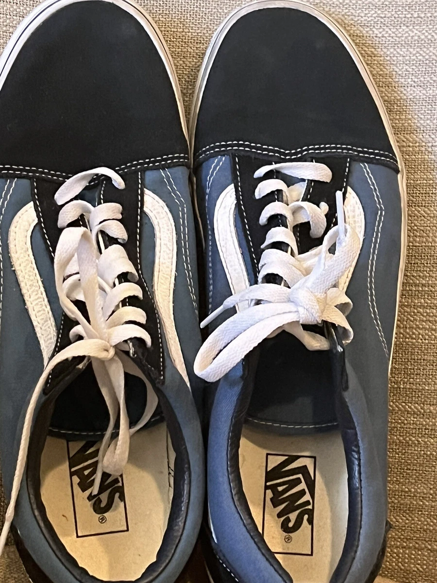Blue two top tone vans