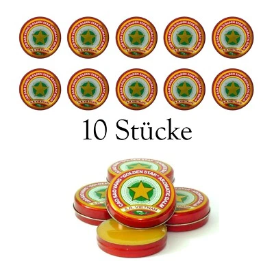 10x Original Vietnamesischer Balsam Goldenen Stern Cao Sao Vang Golden star balm