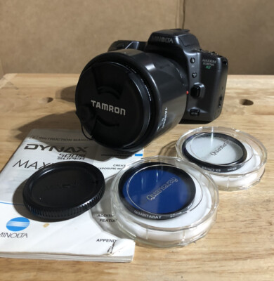 Minolta Maxxum 530si RZ SLR Camera With Tamron 28-200mm Lens & More