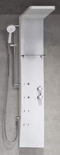 Novellini Dress S Colonna Doccia Bagno Idro Rubinetto Termostatico Bianco Opaco