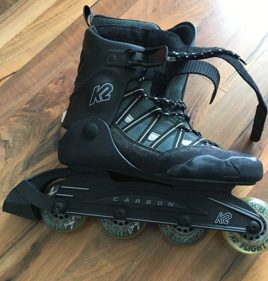 K2 Flight 76 - M Herren Inline Skates Gr. 9 mit Tool Hyper 76m Rollen - Bild 3 von 4