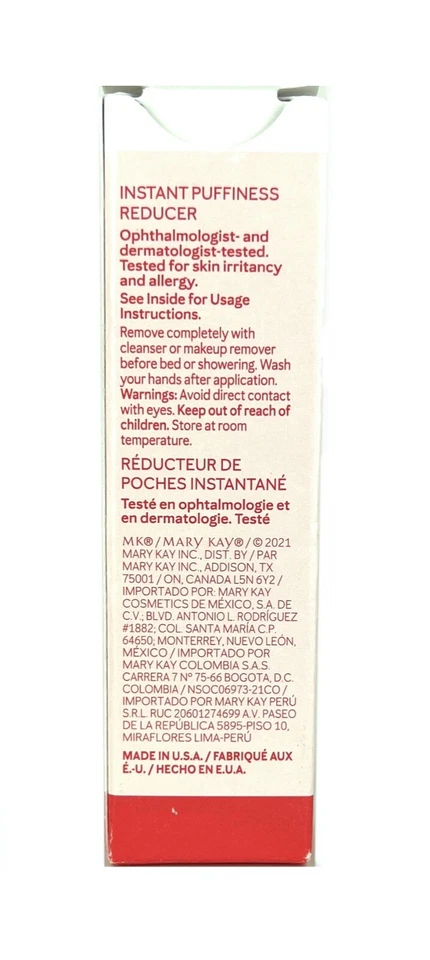 MARY KAY INSTANT PUFFINESS REDUCER~NIB~HELPS REDUCE PUFFY UNDEREYE APPEARANCE! - Image 4 of 4