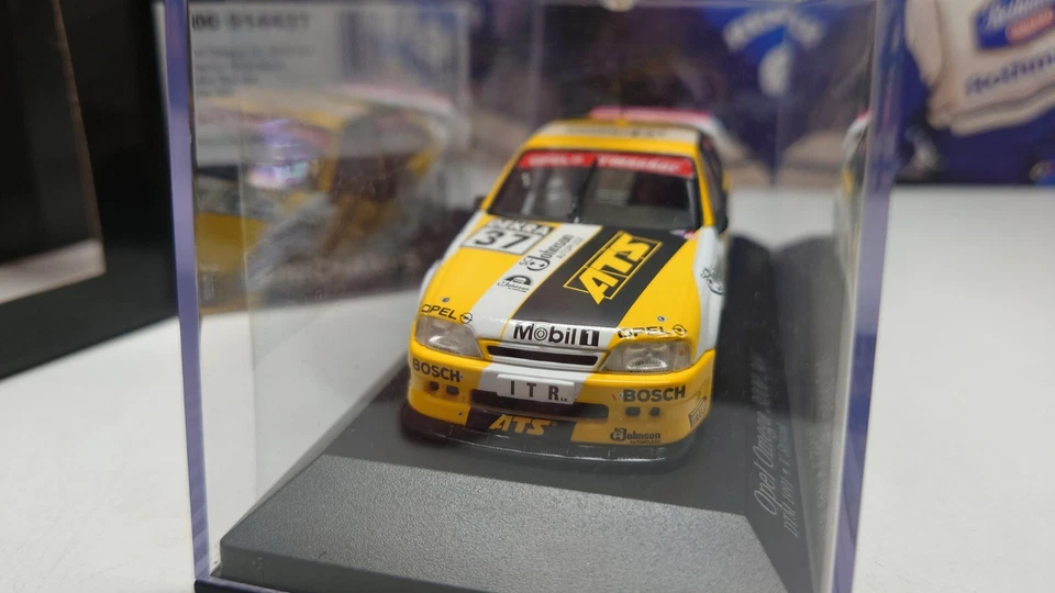 MINICHAMPS - DTM 1991  OPEL OMEGA 3000 24V #37 - 1/43 SCALE MODEL CAR 400 914437 - Image 4 of 4