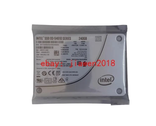 Intel S4610 240GB SSDSC2KG240G8 2.5" SATA SSD 6Gb/s Solid State Drive