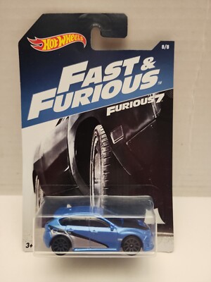 2016 HOT WHEELS FAST & FURIOUS SUBARU STI 8/8 W/Protector | eBay