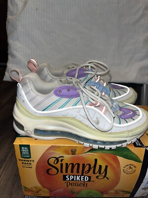 women’s nike air max 98 easter pastels size $25