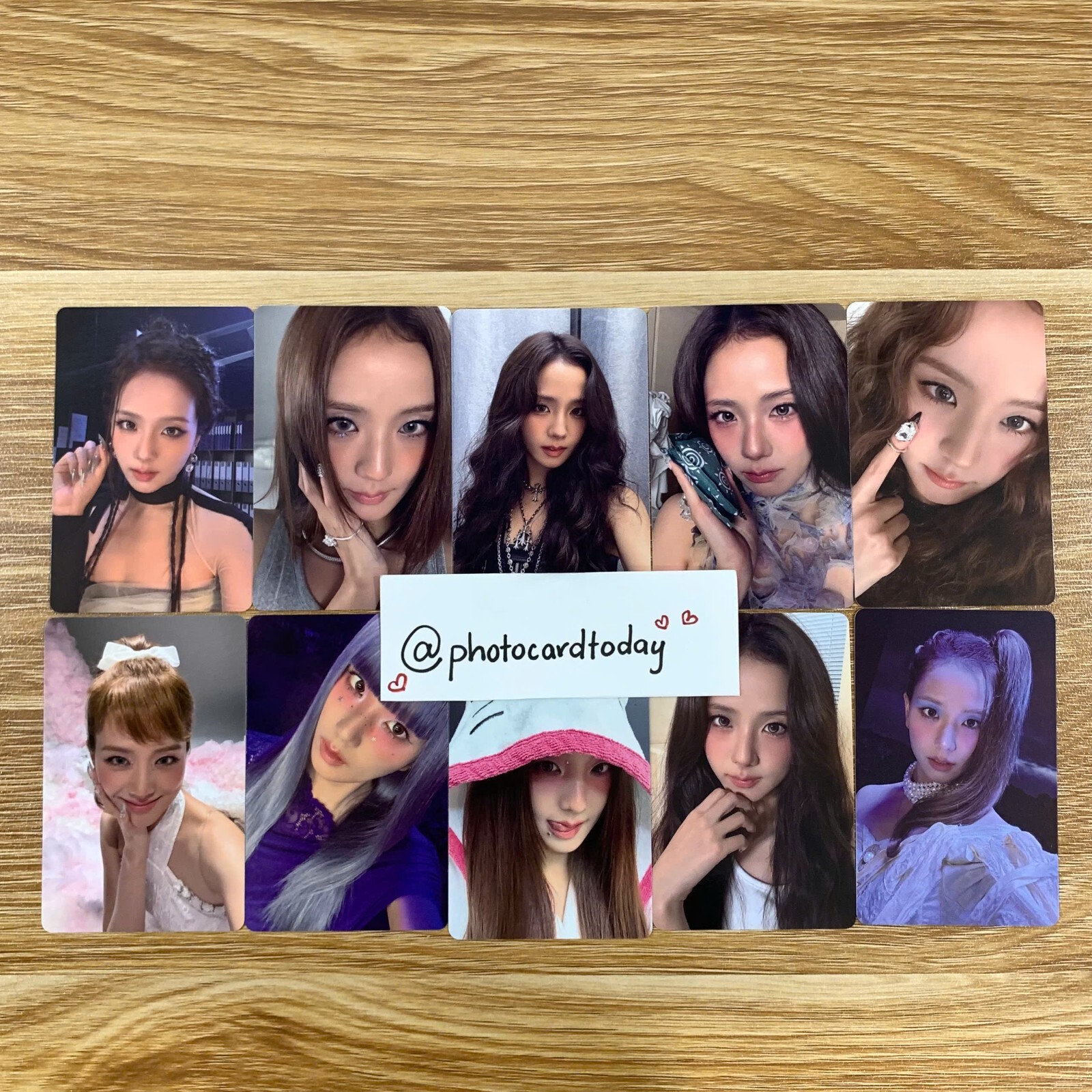 Jisoo amortage md merchandise photocard pop-up blackpink official merch blink pc
