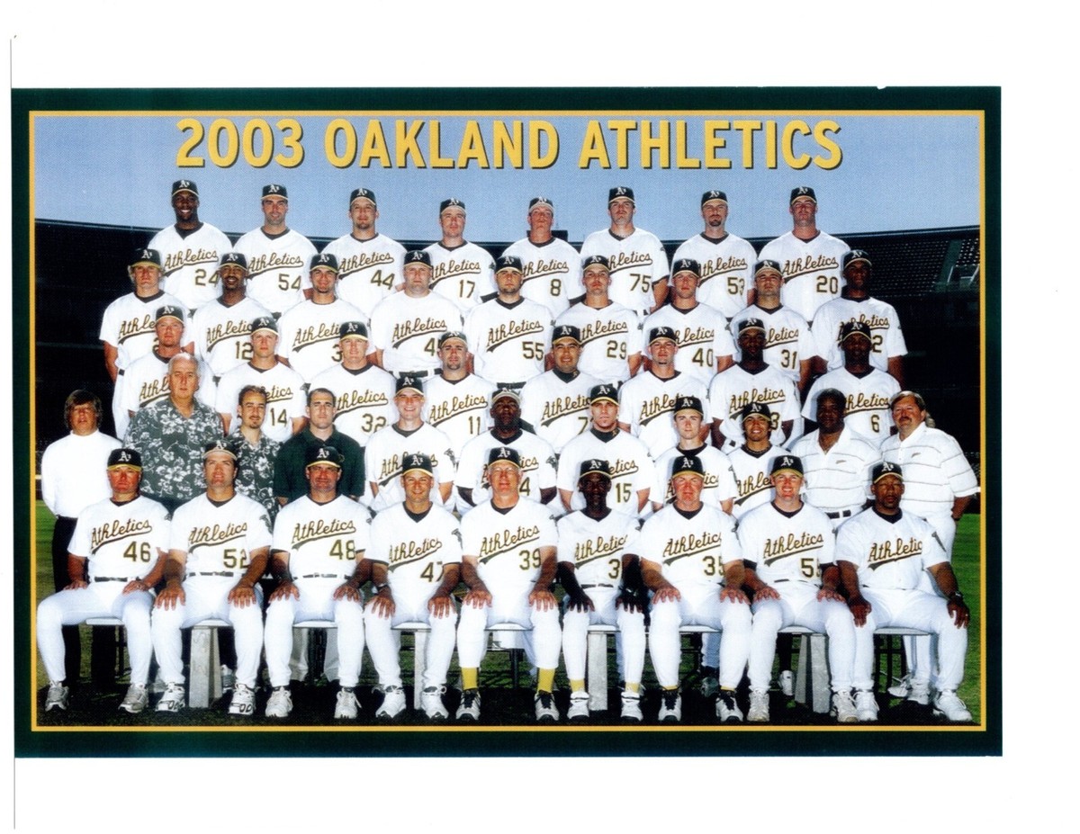 2003年 Oakland Athletics チーム直筆サインボール 2003 OAKLAND ATHLETICS A'S 8X10 TEAM PHOTO BASEBALL | eBay