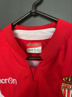 MAILLOT DE FOOTBALL DOMICILE MONACO 2013/2014 MACRON #8