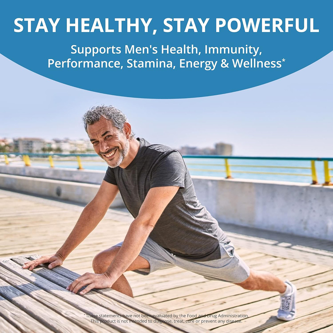 NuBest Men's Multi – Energy, Muscle & Immune Support – 60 Vegan Capsules