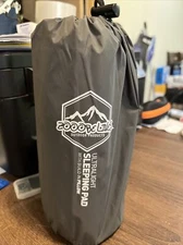 ZOOOBELIVES Ultralight Sleeping Pad with Built-In Pillow, Inflatable Camping Mat