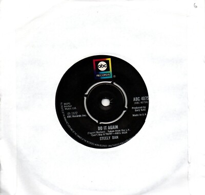 Steely Dan:Do it again/Fire in the hole:UK ABC:Re-Issue:1972