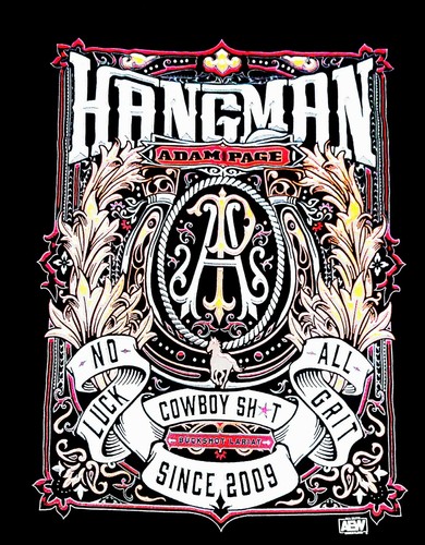 Hangman Adam Page XL T-Shirt AEW ROH 