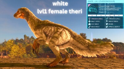 Arche Survival Ascended pve White Level 1 Female Theri PC/XBOX/PS5