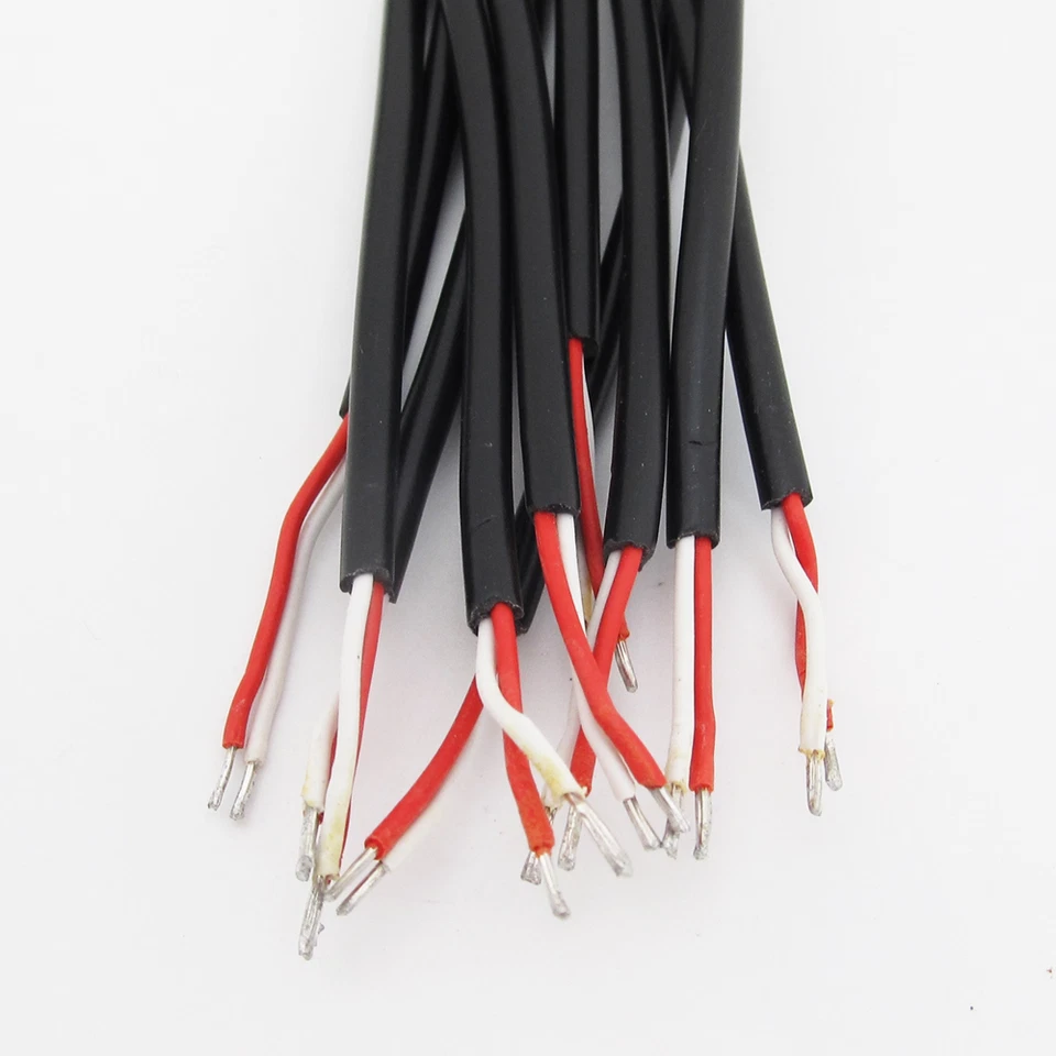 10pcs 30cm/1ft DC Power Cable 4.0x1.7mm DC Tip Plug Straight CCTV Cord Cable - Image 3 of 4