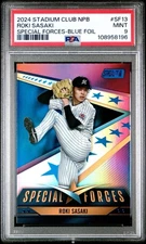 2024 TOPPS STADIUM CLUB NPB SPECIAL FORCES #SF13 ROKI SASAKI /150 PSA 9 ROOKI