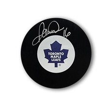 Darcy Tucker Autographed Toronto Maple Leafs Hockey Puck