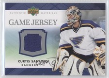 2007-08 Upper Deck Game Jersey Series 1 Curtis Sanford #J-CS 1m4