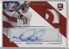 2015 USA Baseball Jersey Prime Signatures 1/20 Nick Quintana Nicholas Auto 0a7
