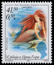 SERBIA 294 - "The Little Mermaid" by Hans Christian Andersen pc76803 